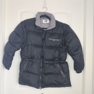 Men's Down Puffer Jacket Vest Steeds Western Equestrian Black Sz M